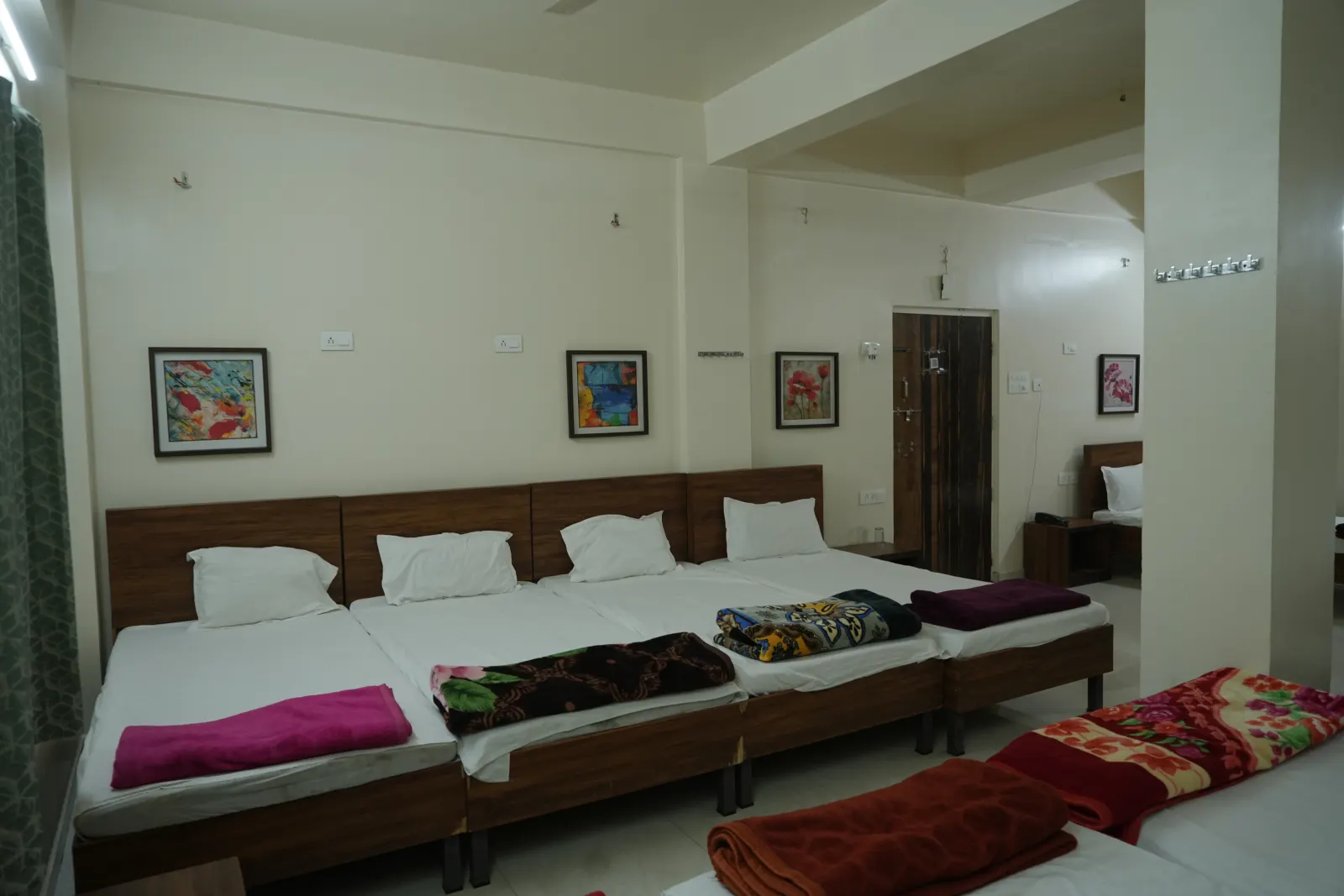 Dormitory room interior at Tiger Paradise Resort