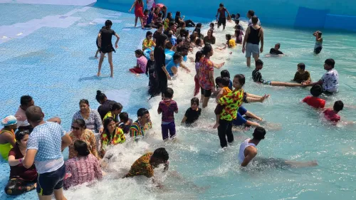 Thrilling Wave Pool Experience